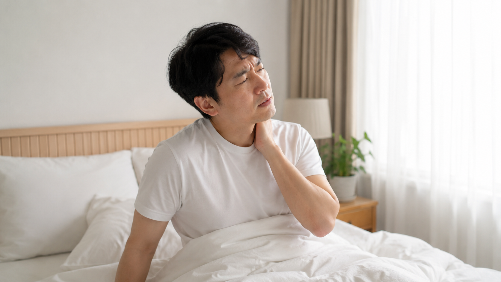 아침에 일어났는데 목이 안 돌아가요, 목에 담이 걸렸을 때 그냥 쉬면 될까요?